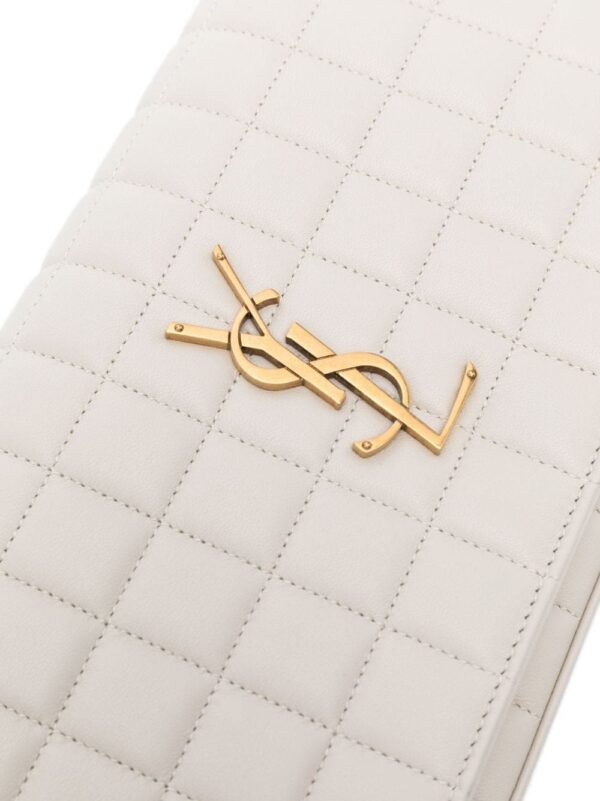 Saint Laurent Cassandre matelassé leather clutch - Image 4