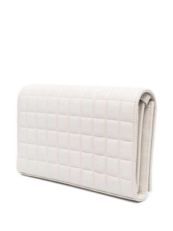 Saint Laurent Cassandre matelassé leather clutch - Image 3