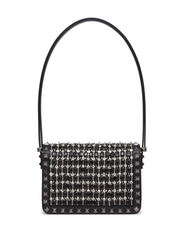 Valentino Garavani small Rockstud23 embroidered shoulder bag - Image 3