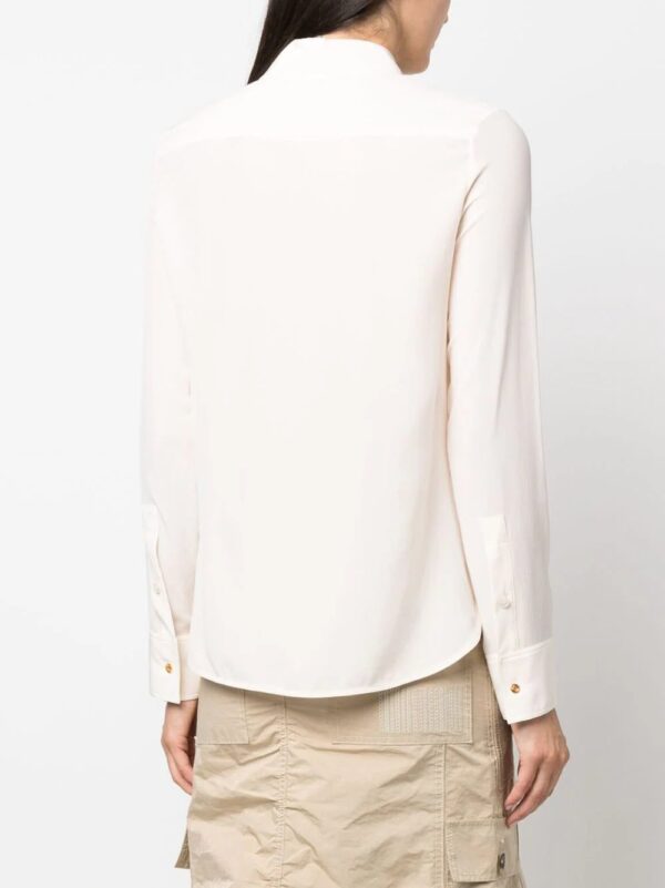 Stella McCartney  long-sleeve silk shirt - Image 4