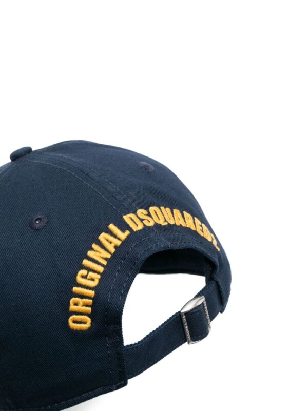 DSQUARED2 logo-patch cotton baseball cap - Image 2