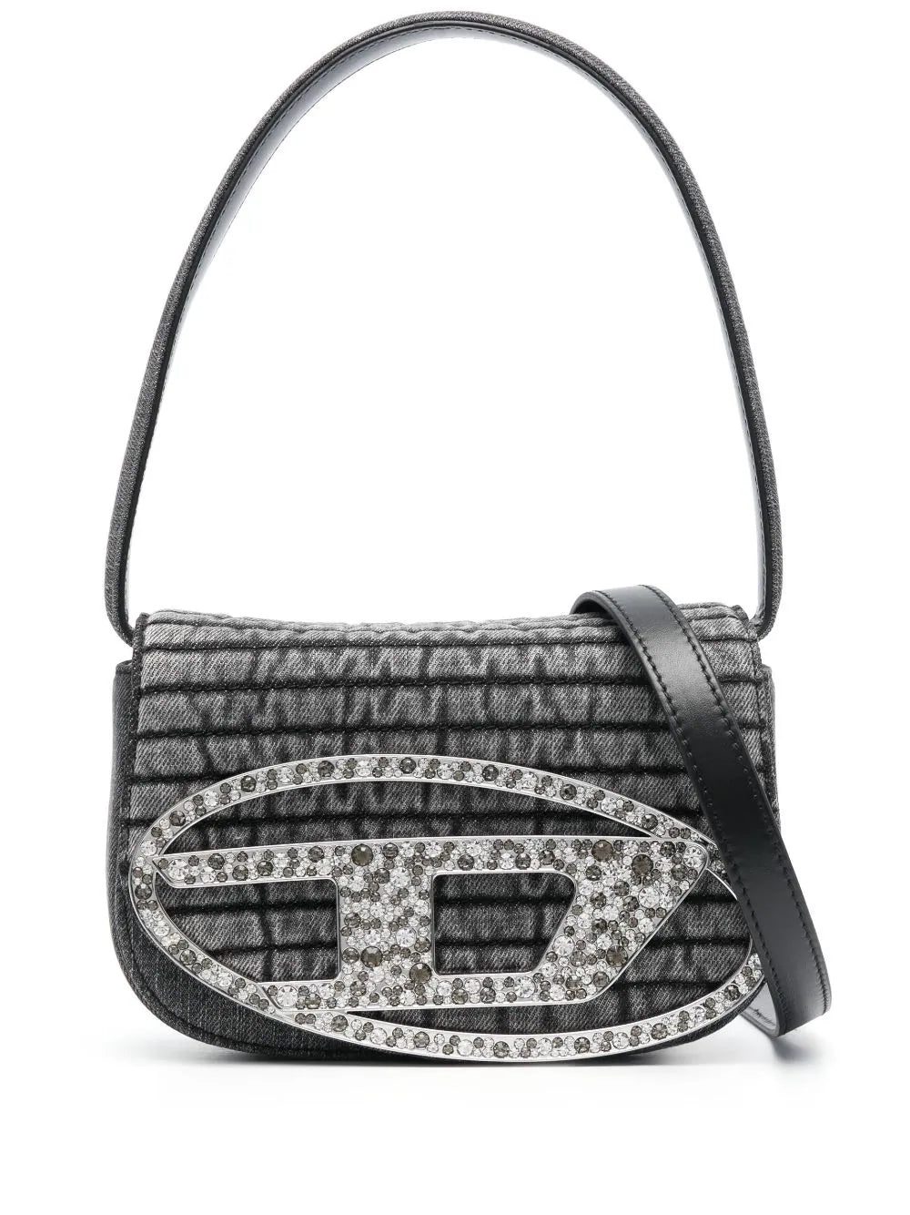 Diesel 1dr denim shoulder bag