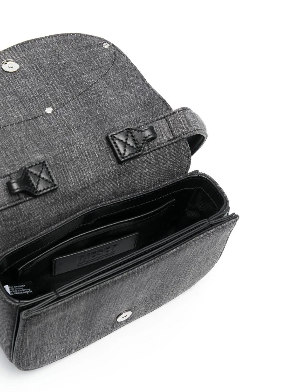 Diesel 1dr denim shoulder bag - Image 4