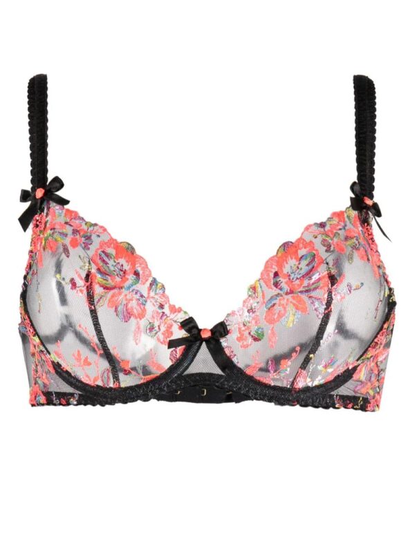 Agent Provocateur  Lexx floral-embroidered underwire bra