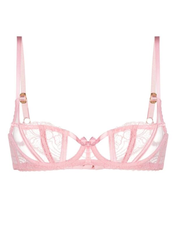 Agent Provocateur  Rozlyn picot-trim sheer-lace bra