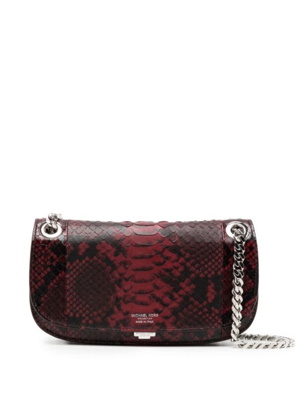 Michael Kors Collection Christie python-embossed mini bag