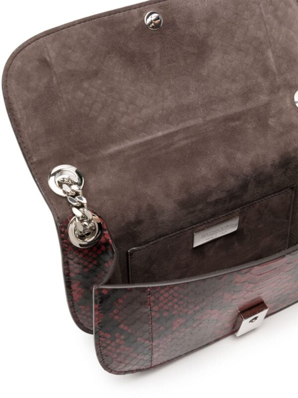 Michael Kors Collection Christie python-embossed mini bag - Image 5