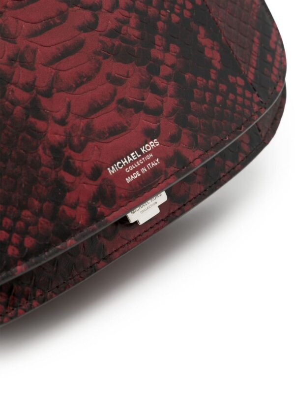 Michael Kors Collection Christie python-embossed mini bag - Image 4