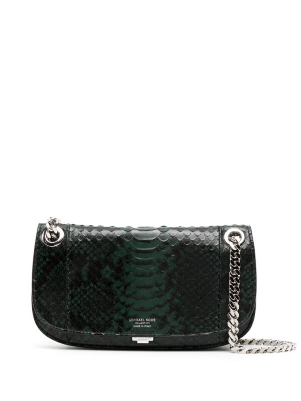 Michael Kors Collection Christie python-embossed mini bag
