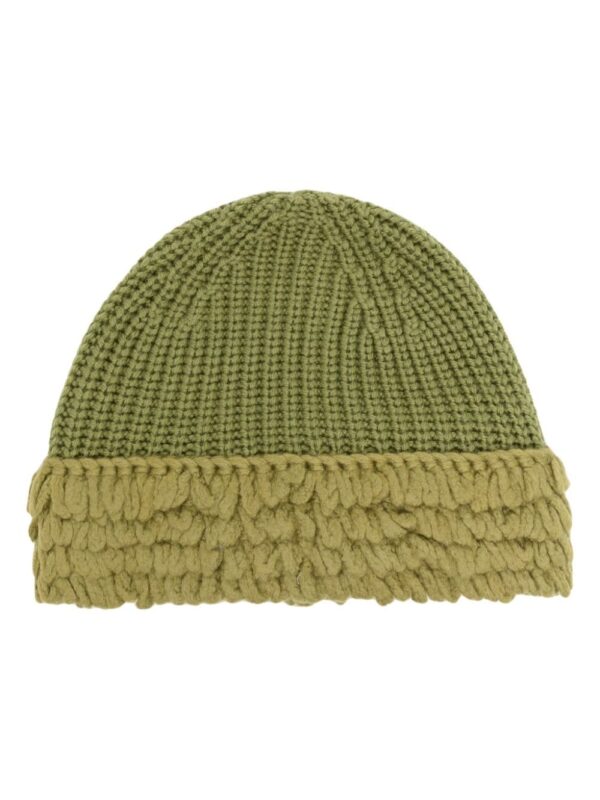 Moncler ribbed wool beanie