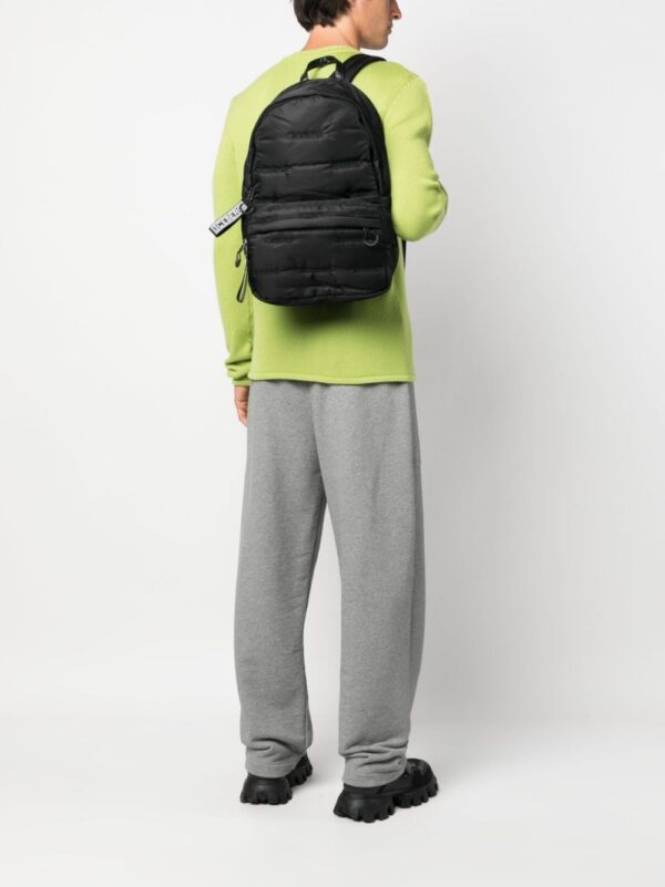 Iceberg logo-embroidered tonal-design backpack - Image 2