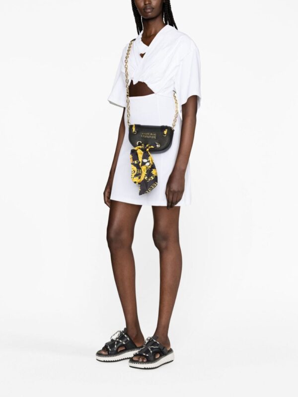 Versace Jeans Couture embellished faux-leather mini bag - Image 2