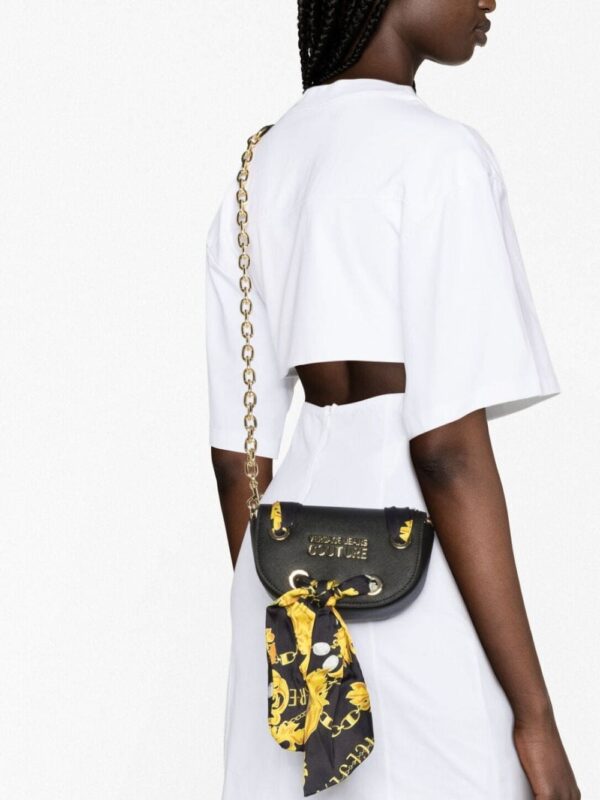 Versace Jeans Couture embellished faux-leather mini bag - Image 3