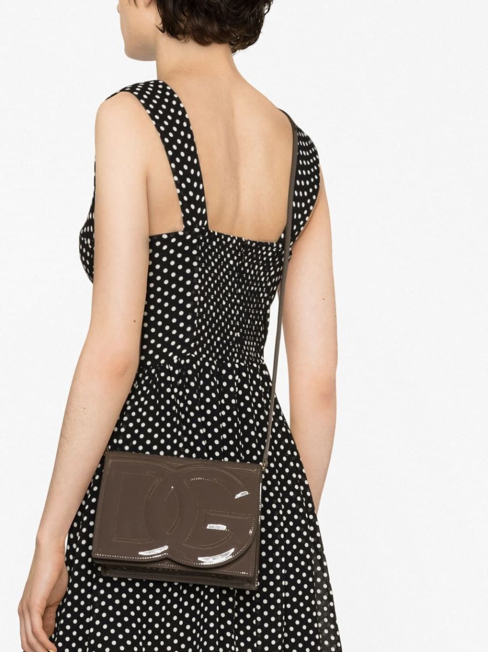 Dolce & Gabbana DG Logo patent leather crossbody bag - Image 3