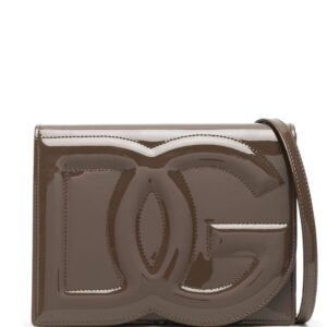 Dolce & Gabbana DG Logo patent leather crossbody bag