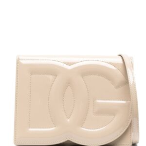 Dolce & Gabbana DG Logo leather crossbody bag