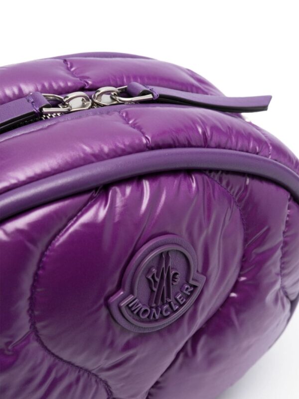 Moncler logo-patch padded shoulder bag - Image 4