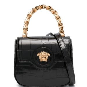 Versace La Medusa leather mini bag