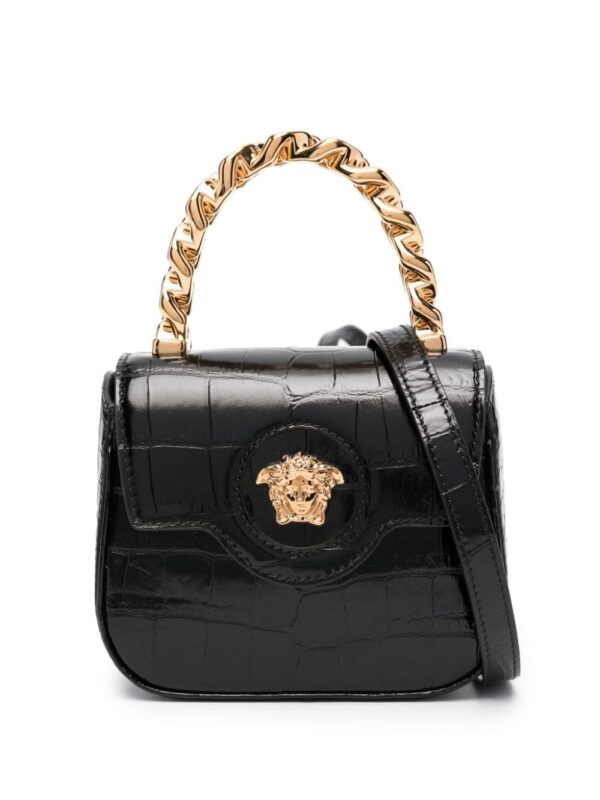 Versace La Medusa leather mini bag