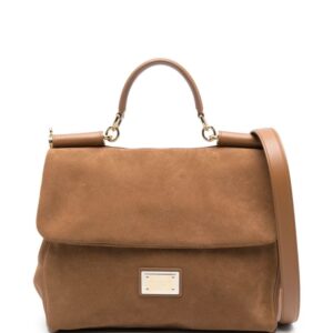 Dolce & Gabbana Sicily suede tote bag