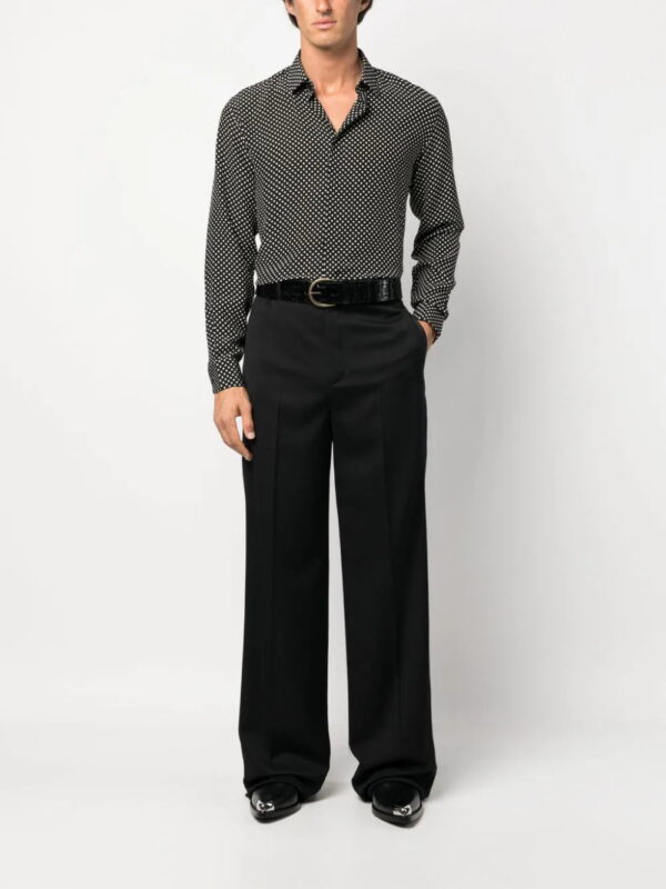 Saint Laurent  polka-dot print silk shirt - Image 2