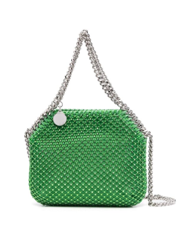 Stella McCartney mini Falabella crystal-embellished tote bag