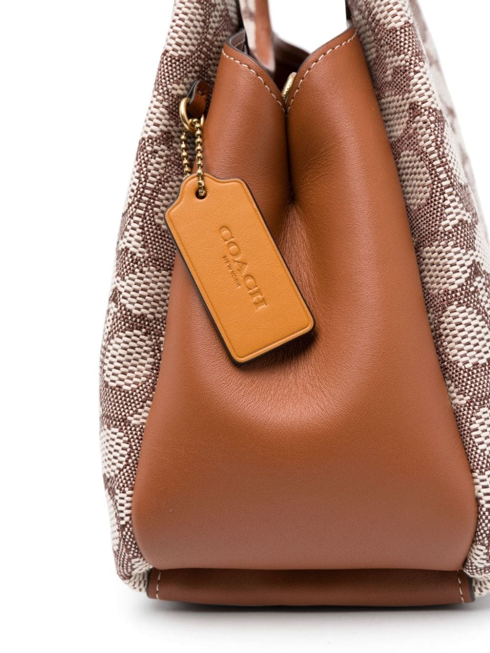 Coach Hadley monogram-jacquard leather bag - Image 4