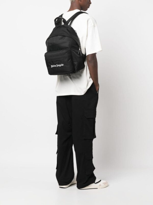 Palm Angels logo-embroidered backpack - Image 2