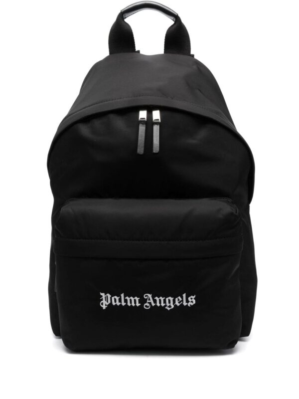 Palm Angels logo-embroidered backpack