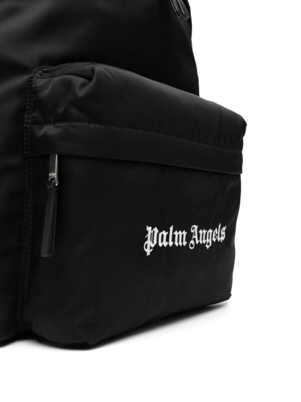 Palm Angels logo-embroidered backpack - Image 4