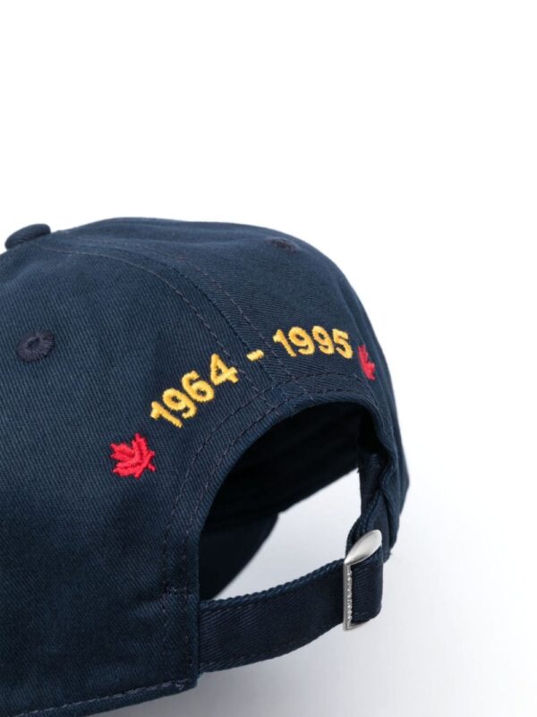 DSQUARED2 patch-detail cotton baseball cap - Image 2