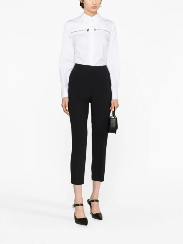 Alexander McQueen  zip-embellished cotton shirt - Image 2