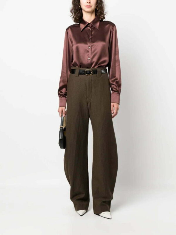 Dolce & Gabbana  satin-finish silk shirt - Image 2
