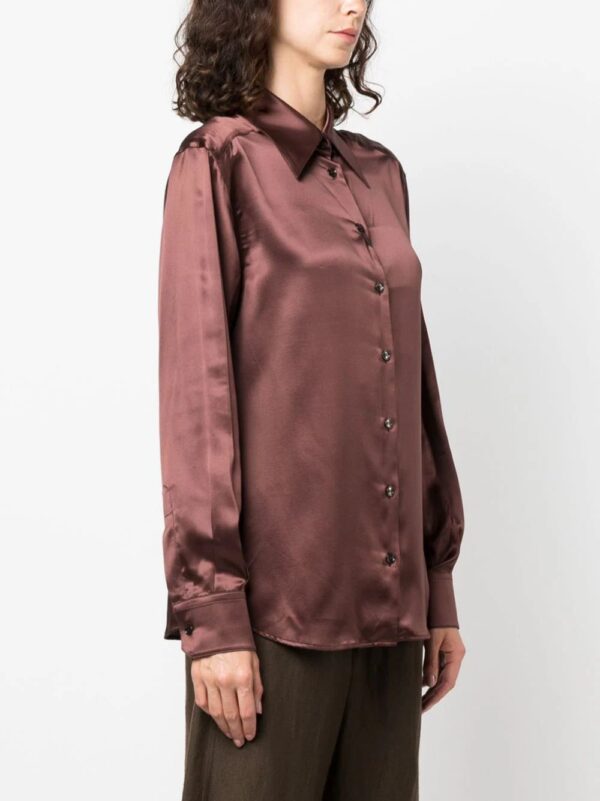 Dolce & Gabbana  satin-finish silk shirt - Image 3