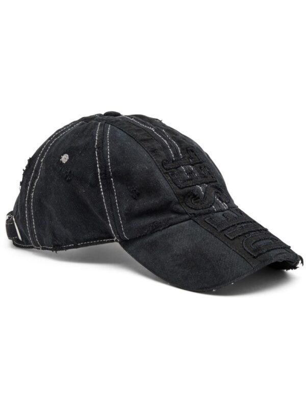 Diesel C-Geir distressed-effect denim cap