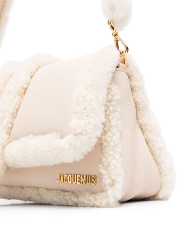 Jacquemus La Bambimou doux shearling shoulder bag - Image 4