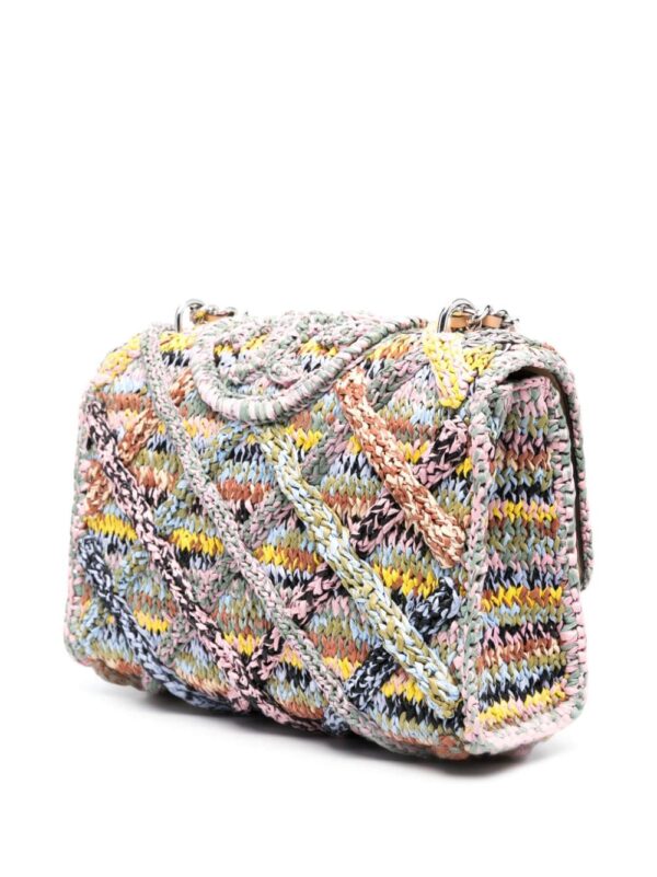 Tory Burch Fleming Mélange raffia shoulder bag - Image 3