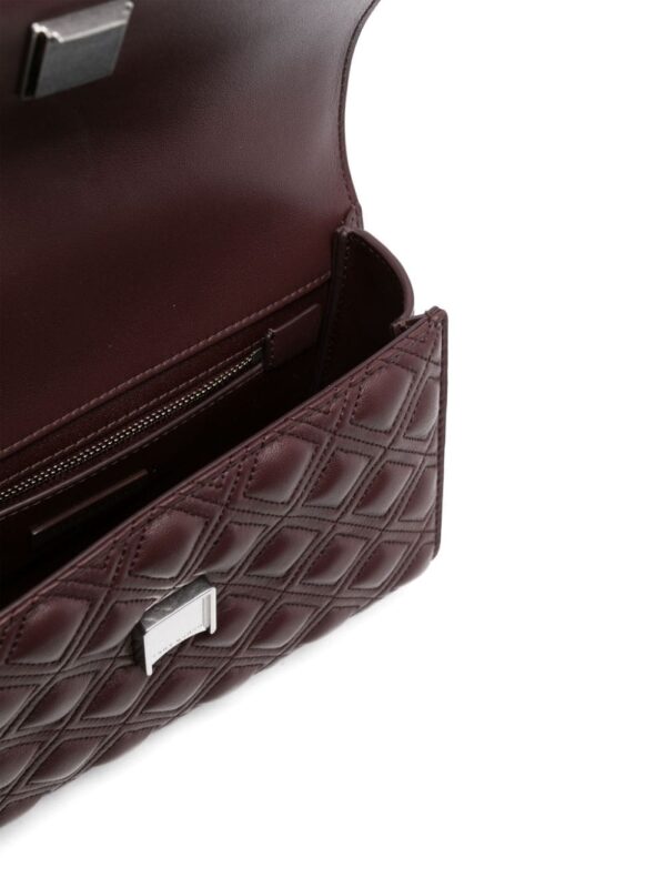 Tory Burch logo-embossed quilted-leather shoulder bag - Image 5