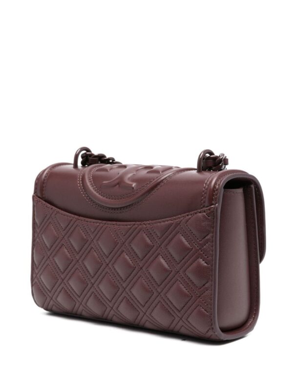 Tory Burch logo-embossed quilted-leather shoulder bag - Image 3