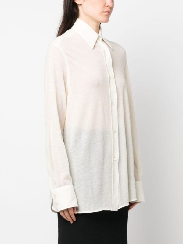 TOM FORD  semi-sheer cashmere shirt - Image 3