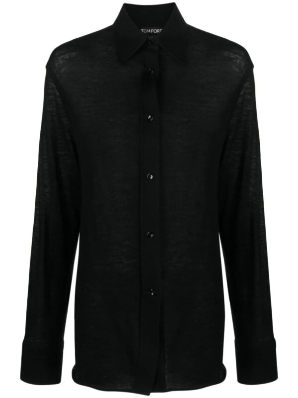 TOM FORD  long-sleeved cashmere shirt