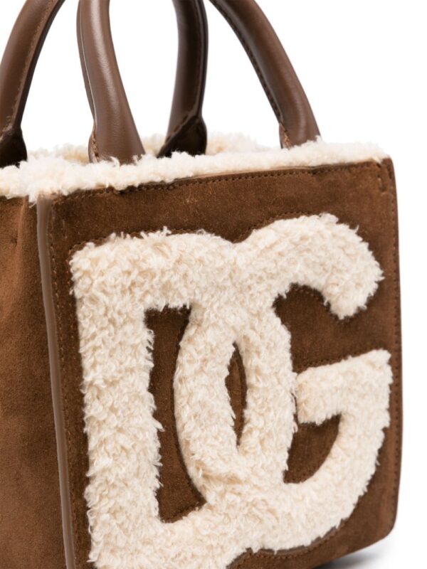 Dolce & Gabbana mini DG Daily suede tote bag - Image 4