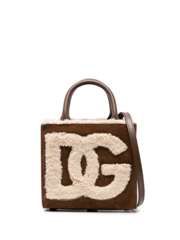 Dolce & Gabbana mini DG Daily suede tote bag