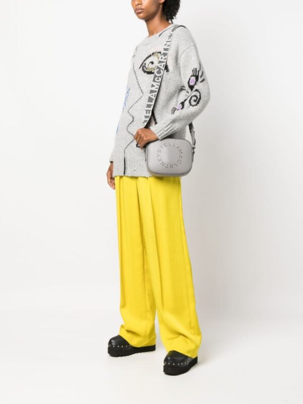 Stella McCartney mini perforated-logo crossbody bag - Image 2