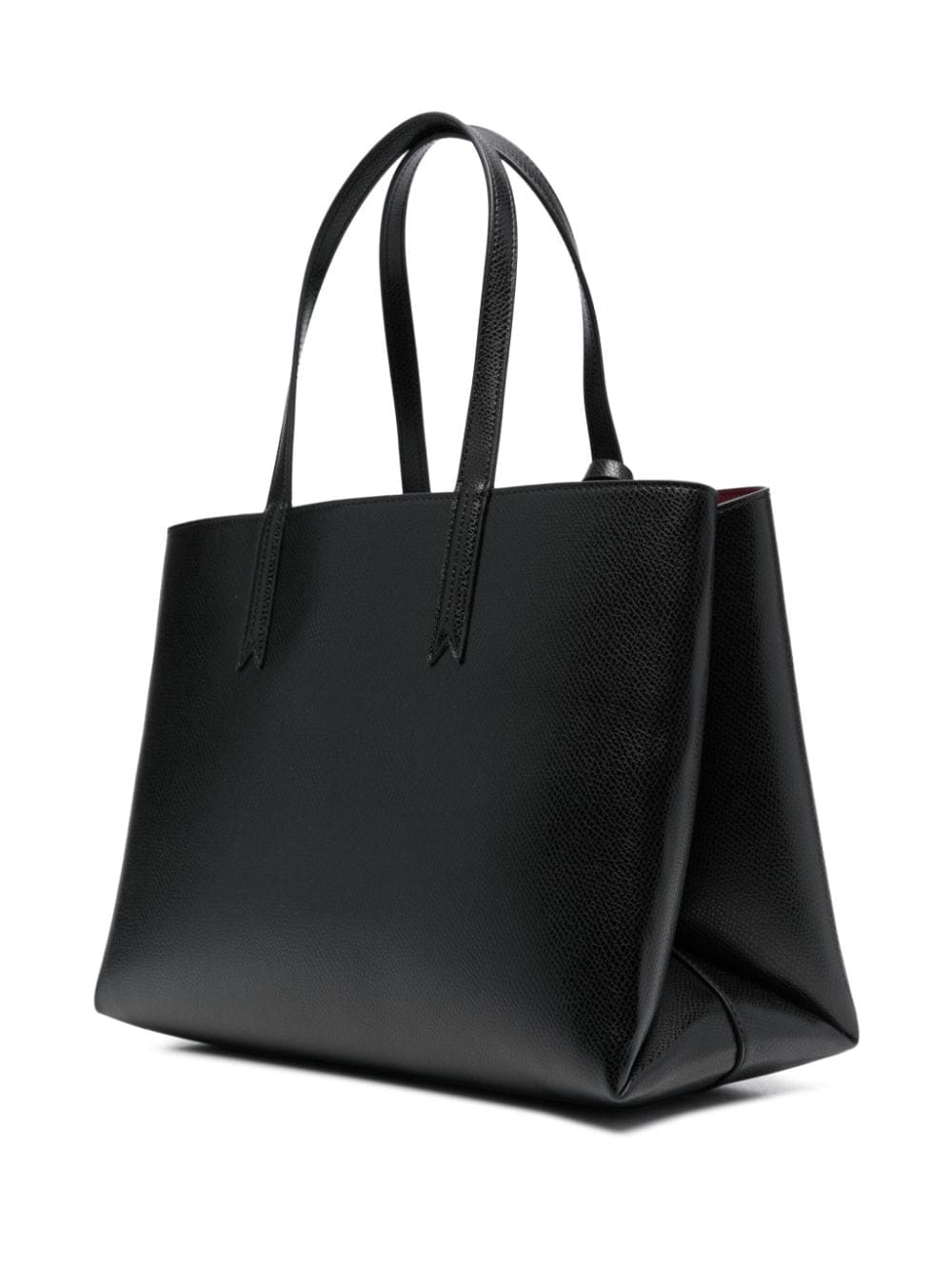 Emporio Armani logo-stamp leather tote bag - Image 3