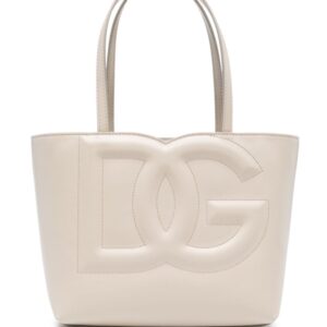 Dolce & Gabbana small DG logo leather tote bag