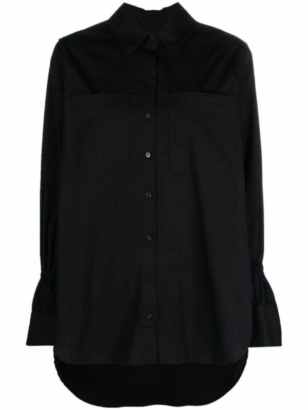 DKNY  spread-collar button-up shirt