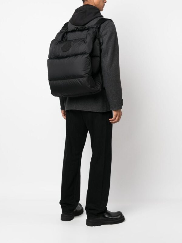 Moncler Legere logo-patch padded backpack - Image 2