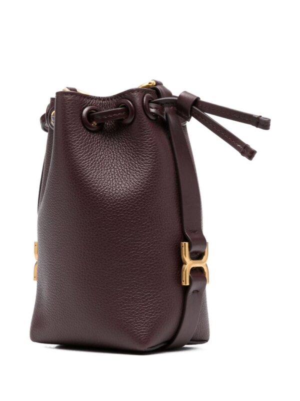 Chloé mini Marcie leather bucket bag - Image 3