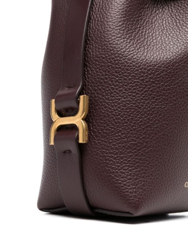 Chloé mini Marcie leather bucket bag - Image 4